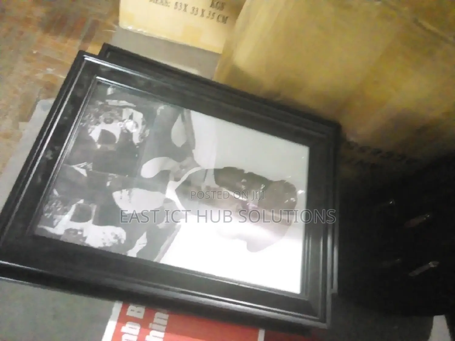 A4 Black Frames With Silver Lining