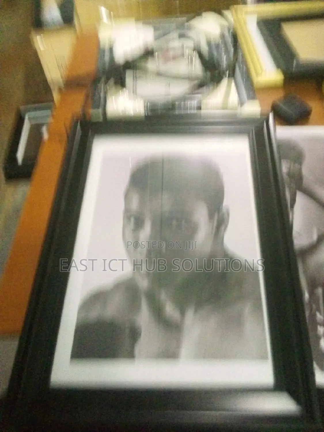 A4 Black Frames With Silver Lining