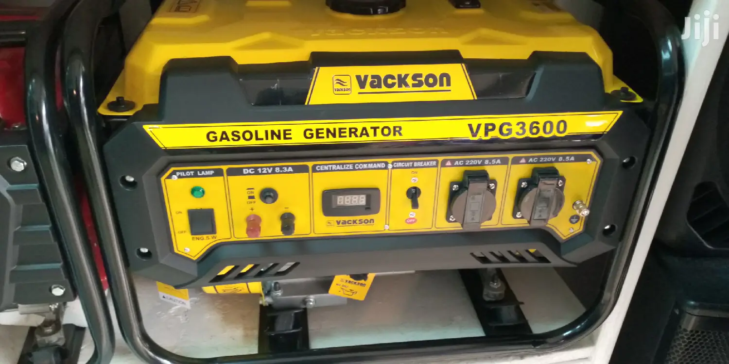 Vackson 3.5kva Petrol Gasoline Generator Vpg3600
