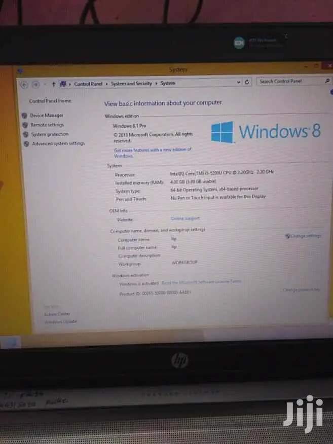 Laptop HP ProBook 440 G1 4GB Intel Core I5 HDD 500GB