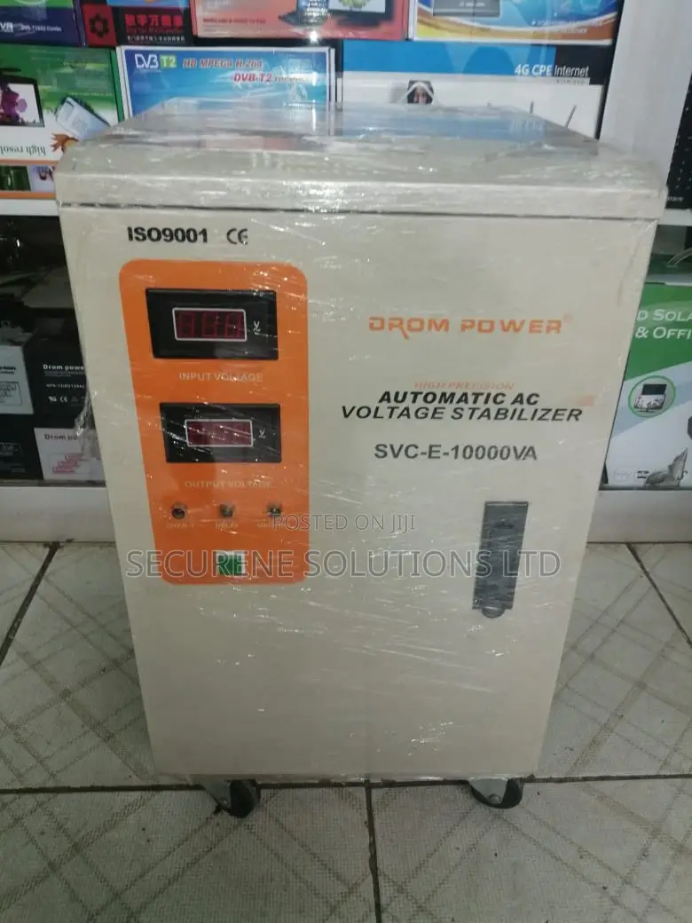 Avr Single Phase  Servo Motor 10kwatts Digital Drom Power Svc-e