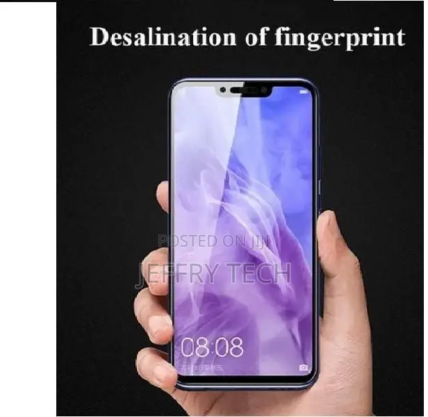 Glass Screen Protector for Huawei Nova 3i - Black - Curved -