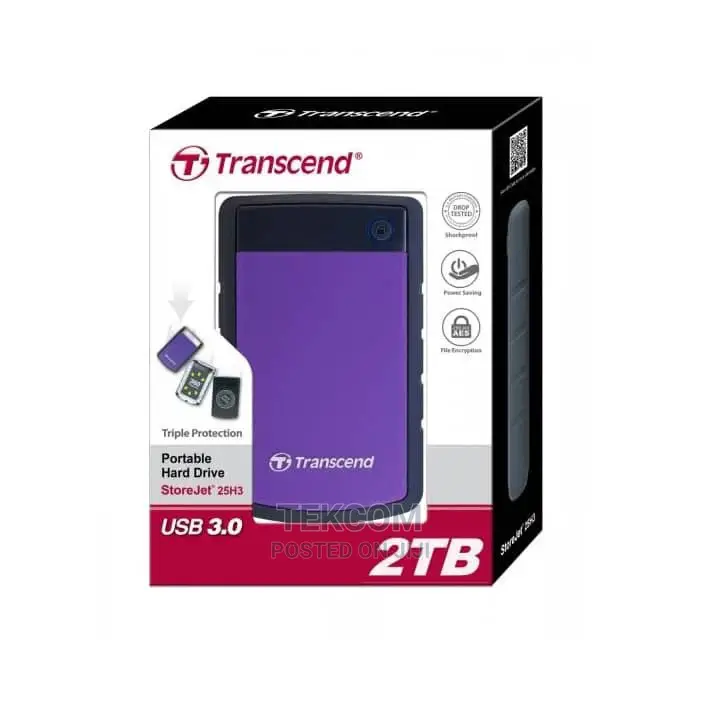 Transcend 2tb External Hard Disk Drive - Hdd