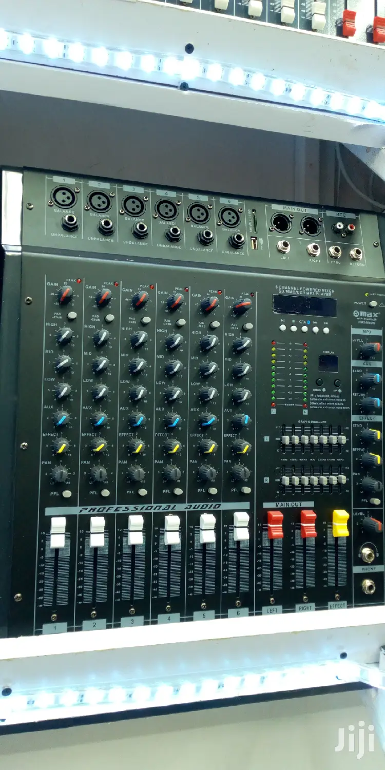 Max 6channel Mixer BT/USB/MMC/SD Mp3 Player