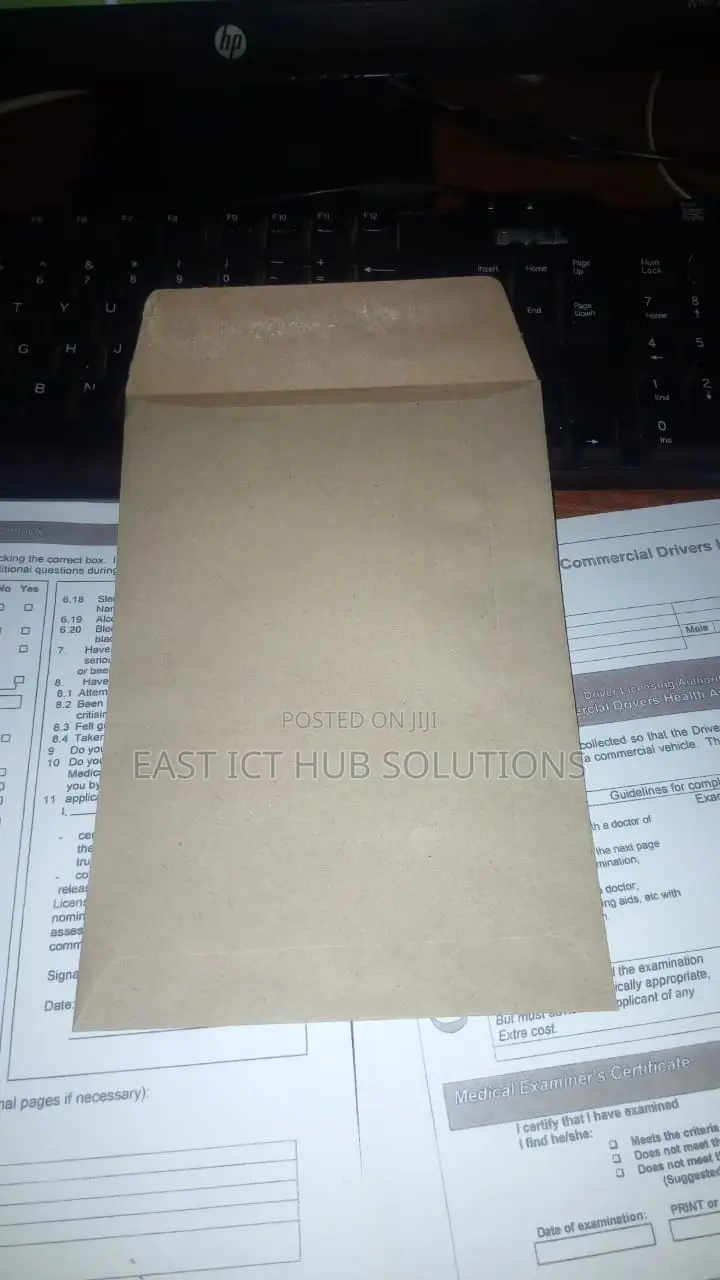 A5 Envelopes Color Brown