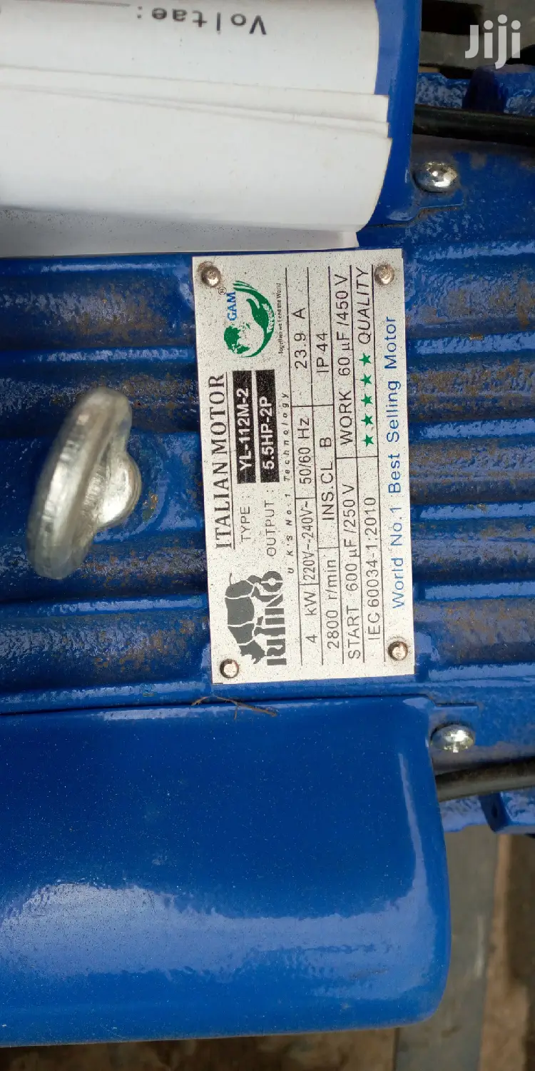 Rhino Italian Motor 4kw 5.5HP Posho Mill