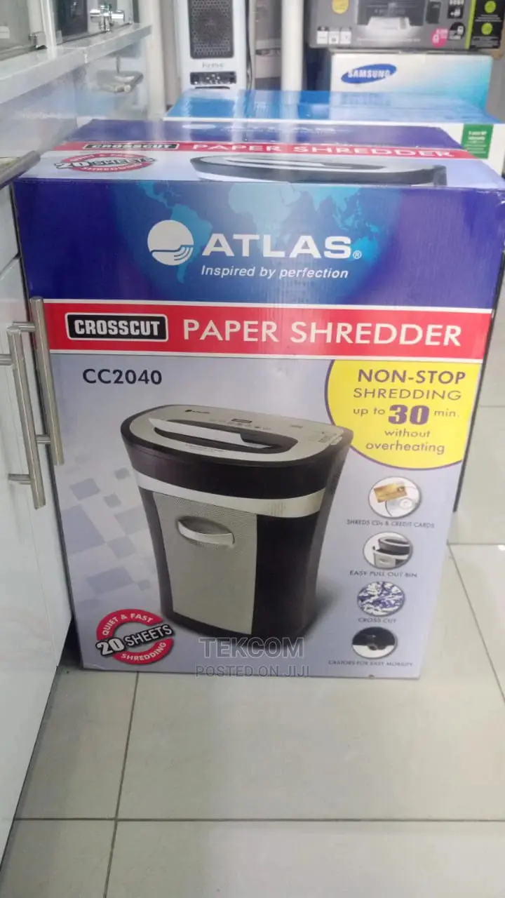 Atlas Cc2040 Crosscut Paper Shredder 20 Sheets