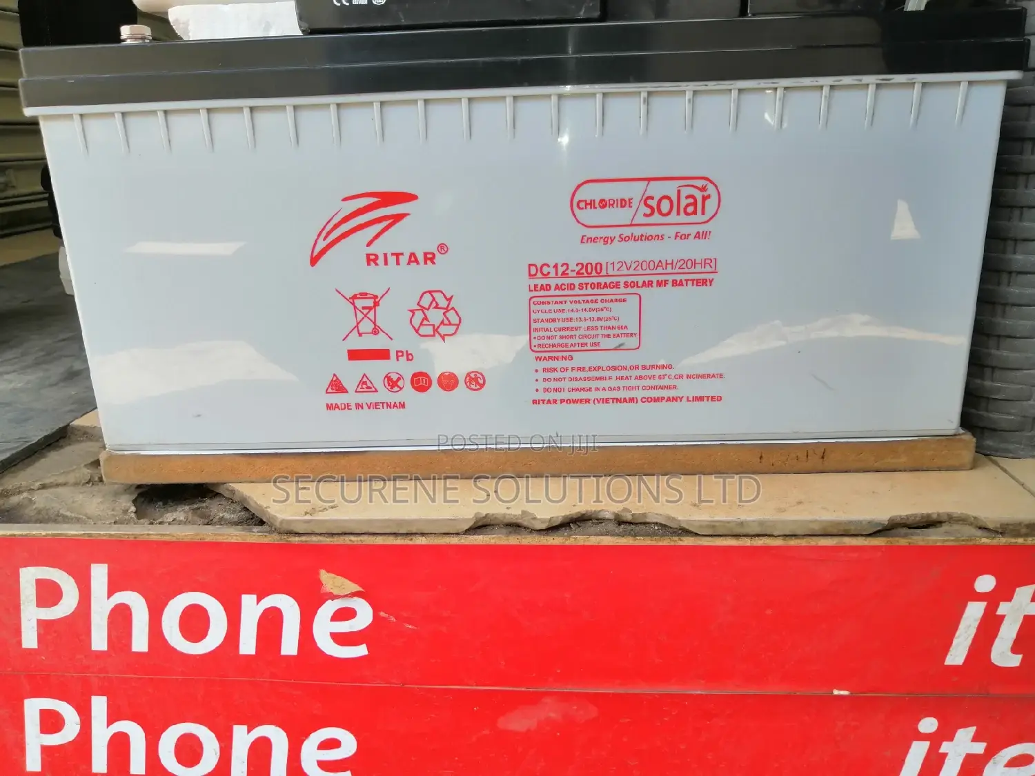 Ritar Lead Acid 20hr 12v/200ah Solar Batteries