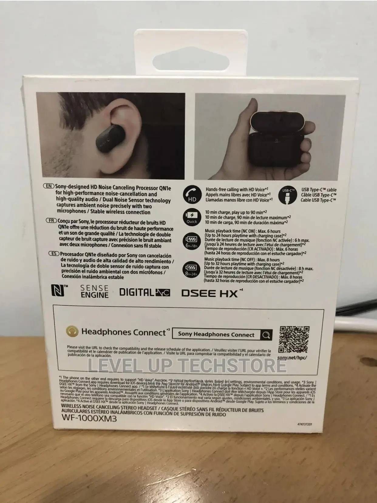 Sony WF-1000XM3 Noise Canceling Truly Wireless Earbuds - New