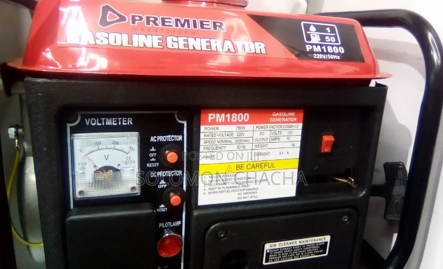 Premier Gasoline Generator 750W