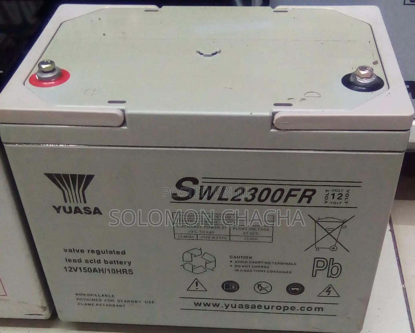 Yuasa Solar Battery 150ah 12V