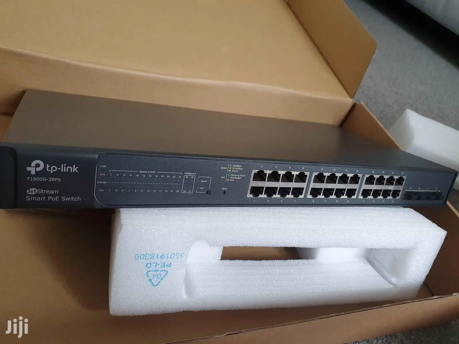 TP Link 24 Port Gigabit Smart Poe+ Switch With 4 SFP Slots