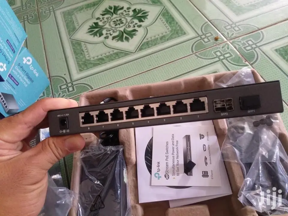 TP Link Jetstream 8-port Gigabit Poe Switch With 2 SFP Slots