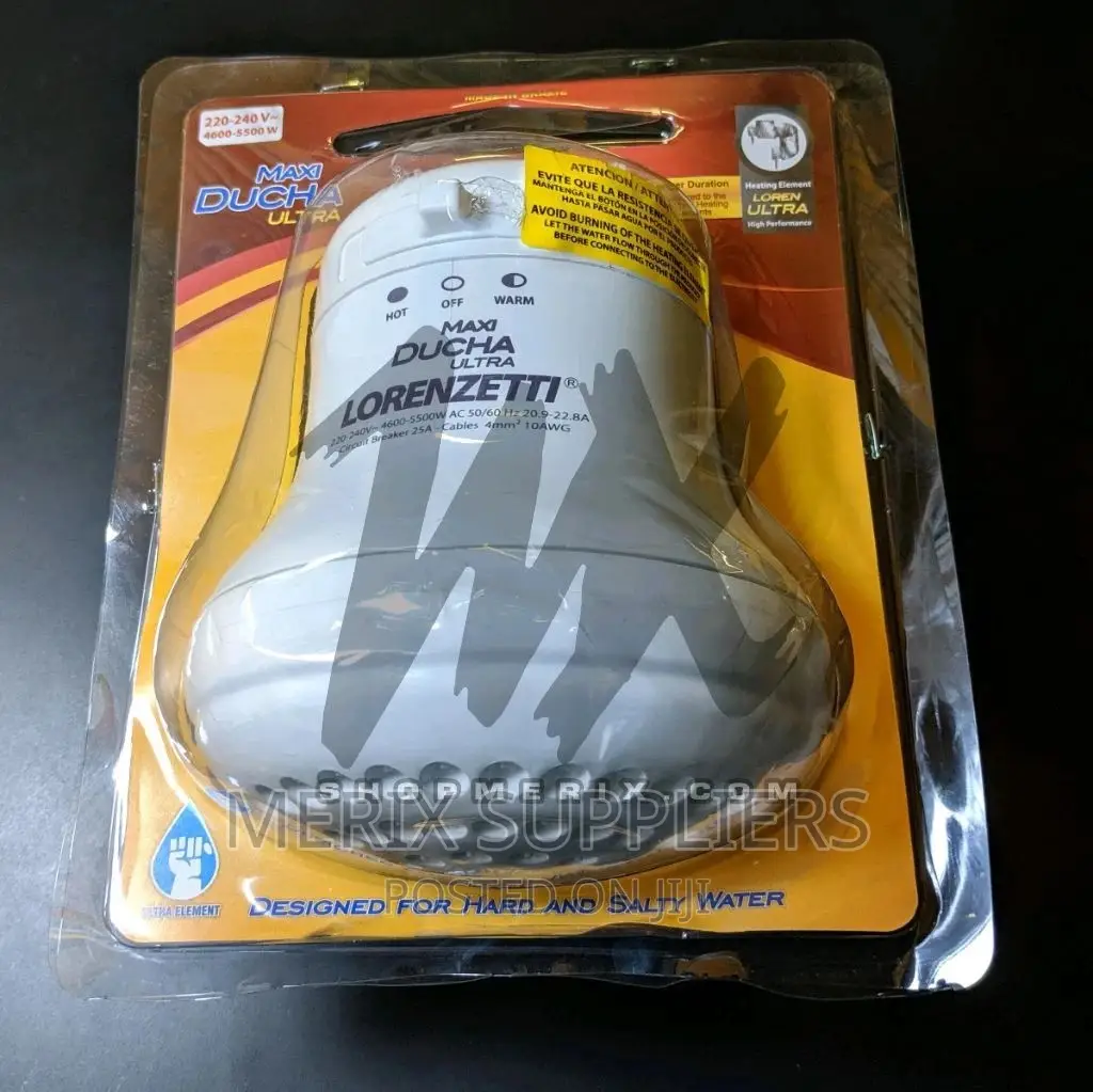 NEW MODEL LORENZETTI MAXI Ducha Ultra 3T for Hard Water