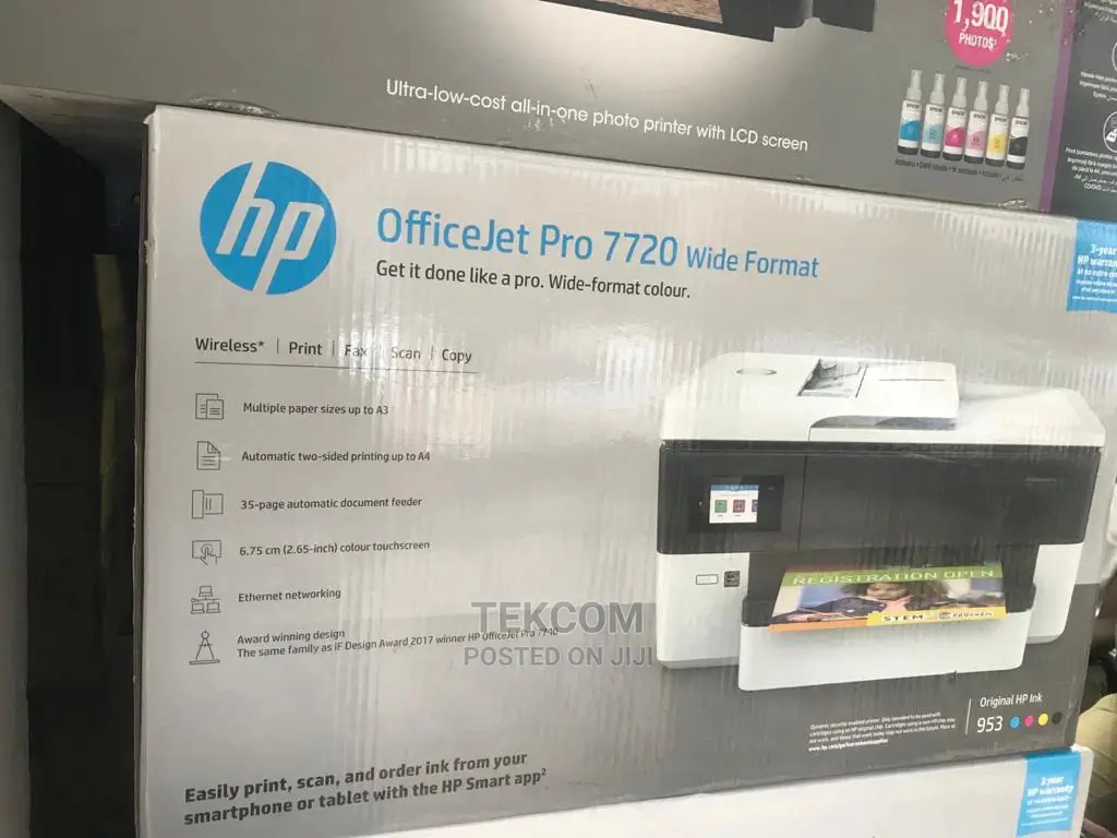 HP Officejet Pro 7720 Wide Format All-in-one Printer