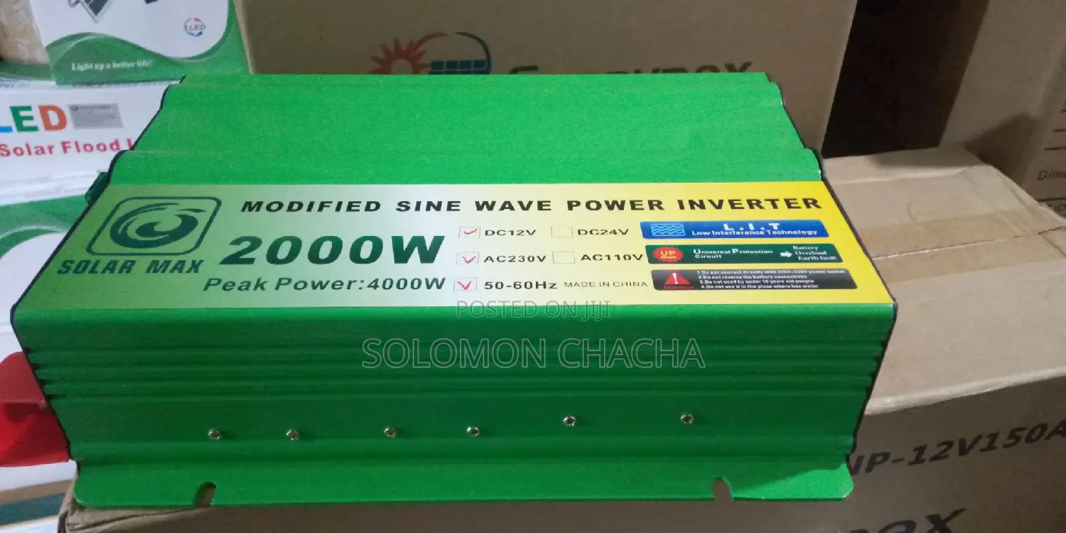 Power Inverter 2000W/12hr