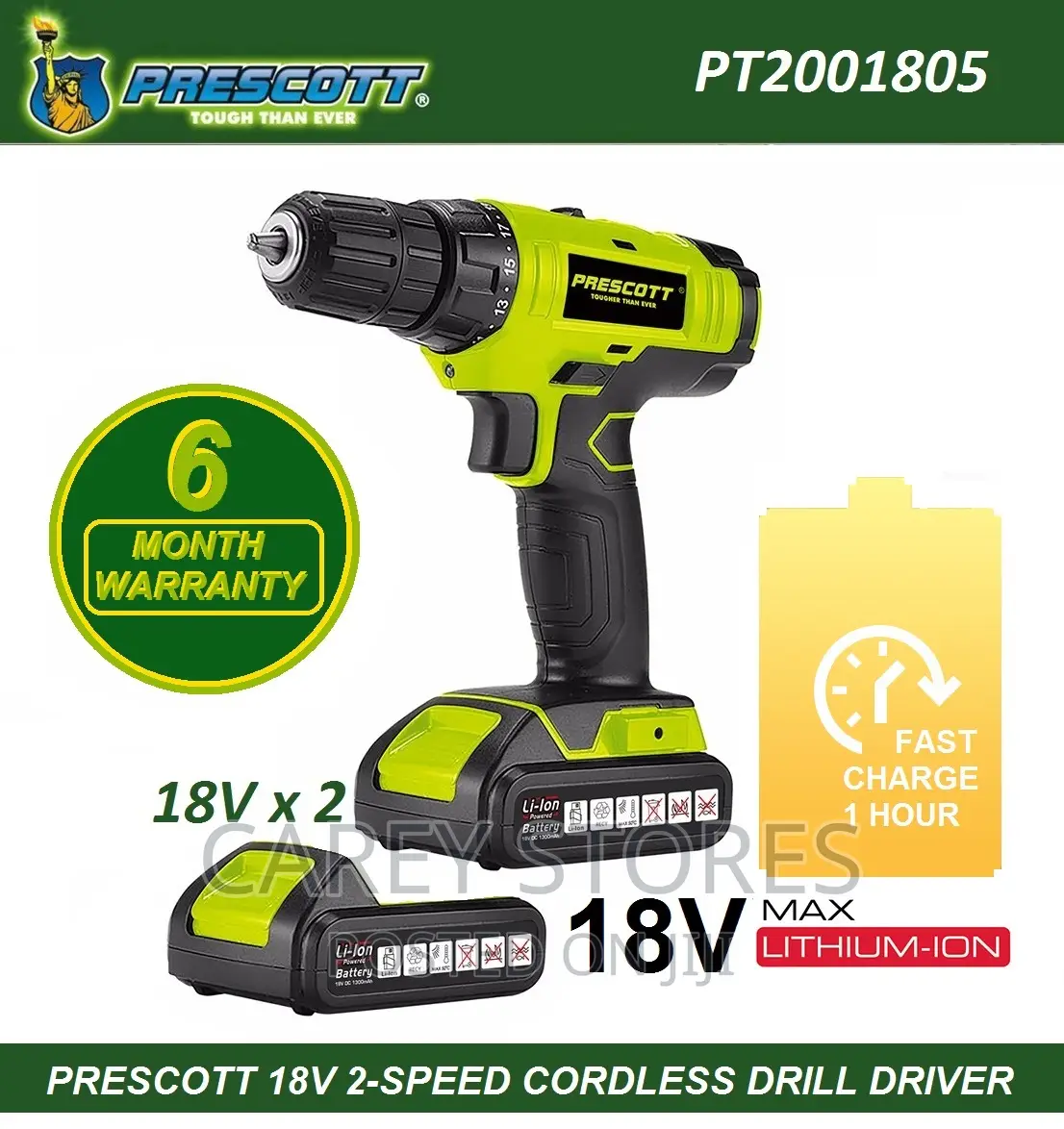18V Cordless Drill