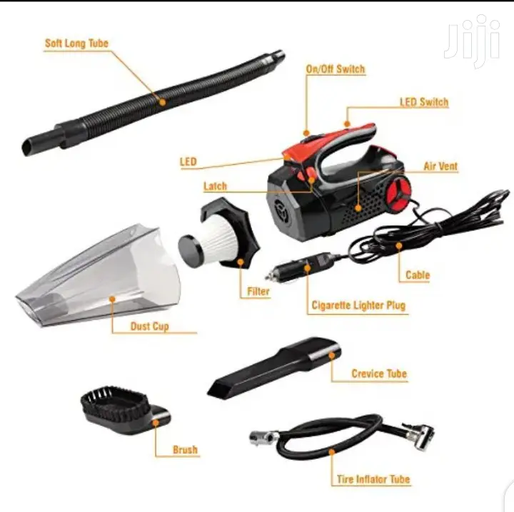 Car Vacuum Cleaner With Compressor