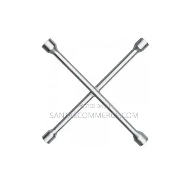 4 Way Cross Car Wheel Nut Lug Wrench Spanner Tool
