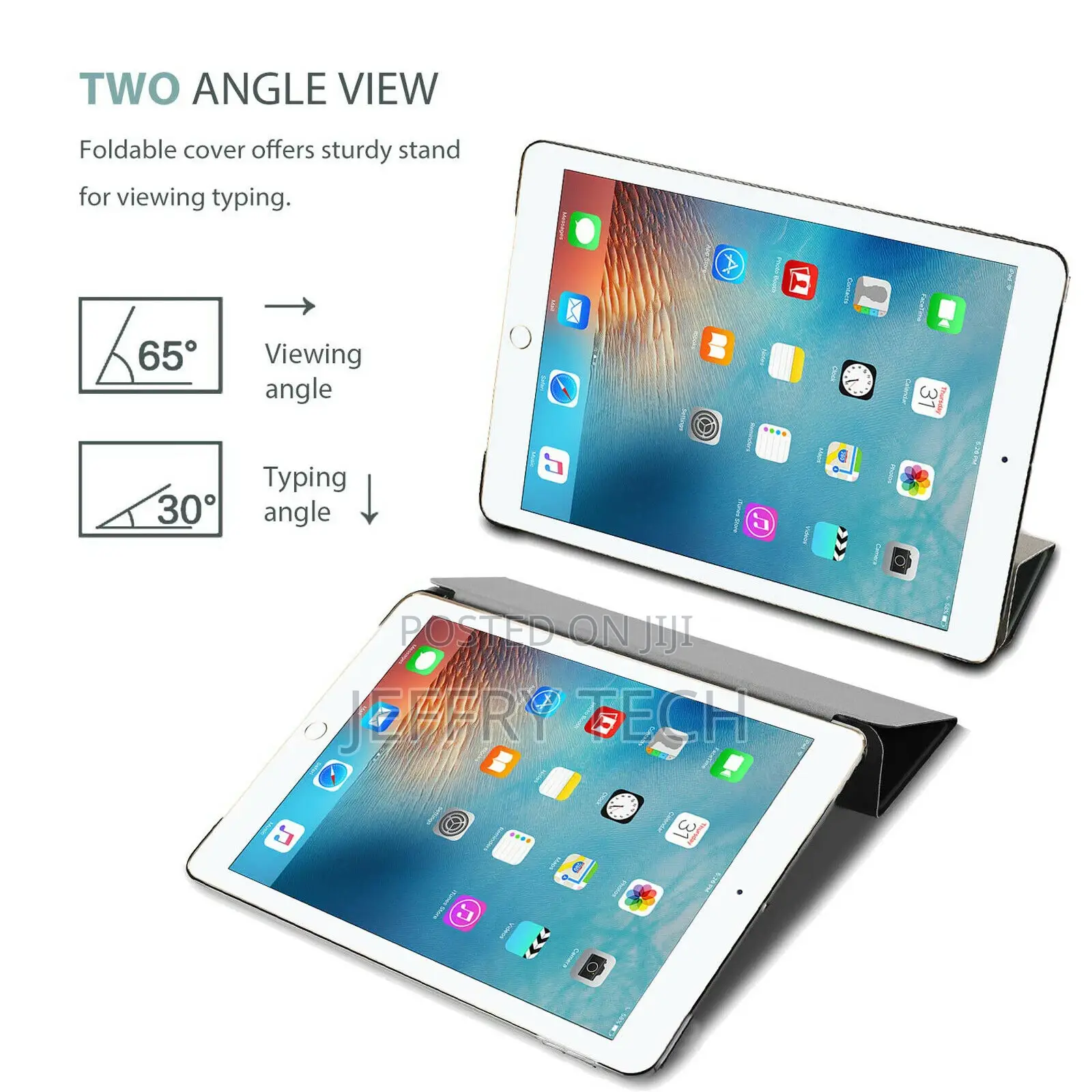 Smart Stand Case For Apple iPad Air 2 9.7 2018/17 Pro 11 Min