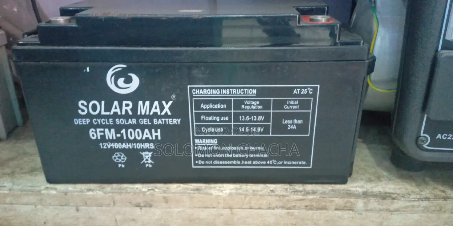 Solar Max 100ah/12v/10ah