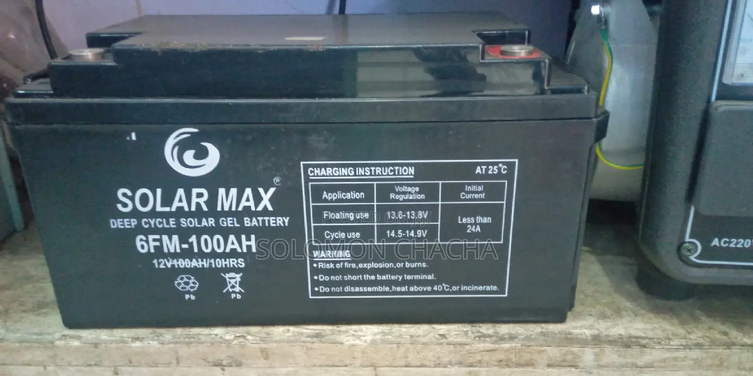 Solar Max 100ah/12v/10ah
