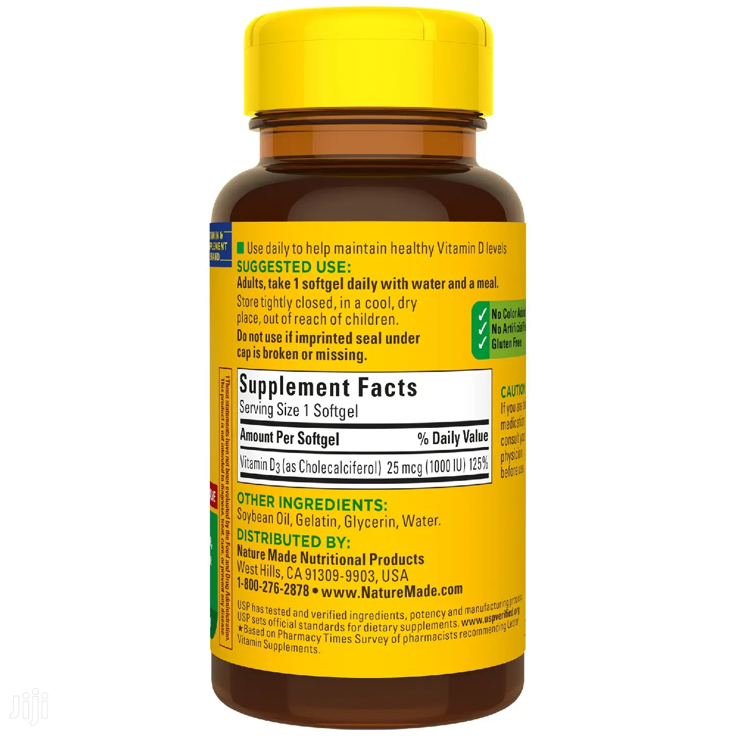Nature Made Vitamin D3 1000 IU (25 Mcg)