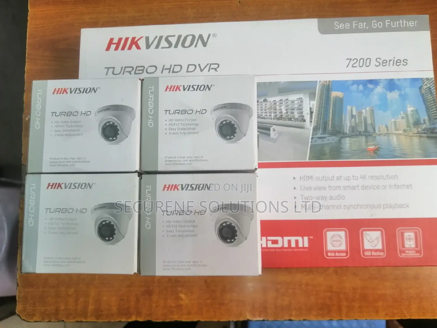 1080p Hikvision 4 Cameras Kit Dome Or Bullet Cameras