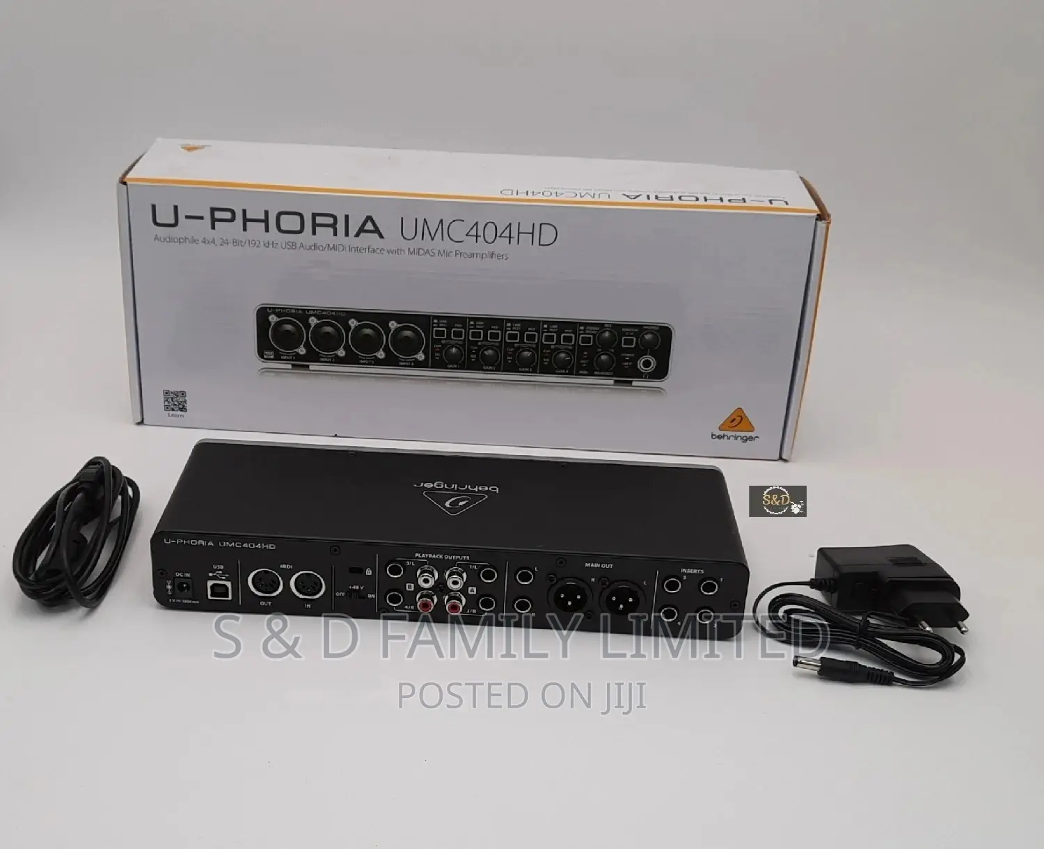Behringer UMC404 HD Four Channels Soundcard