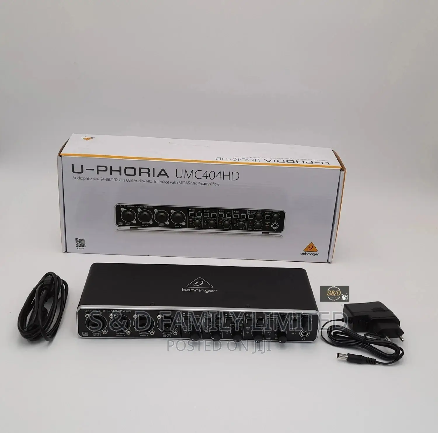 Behringer UMC404 HD Four Channels Soundcard