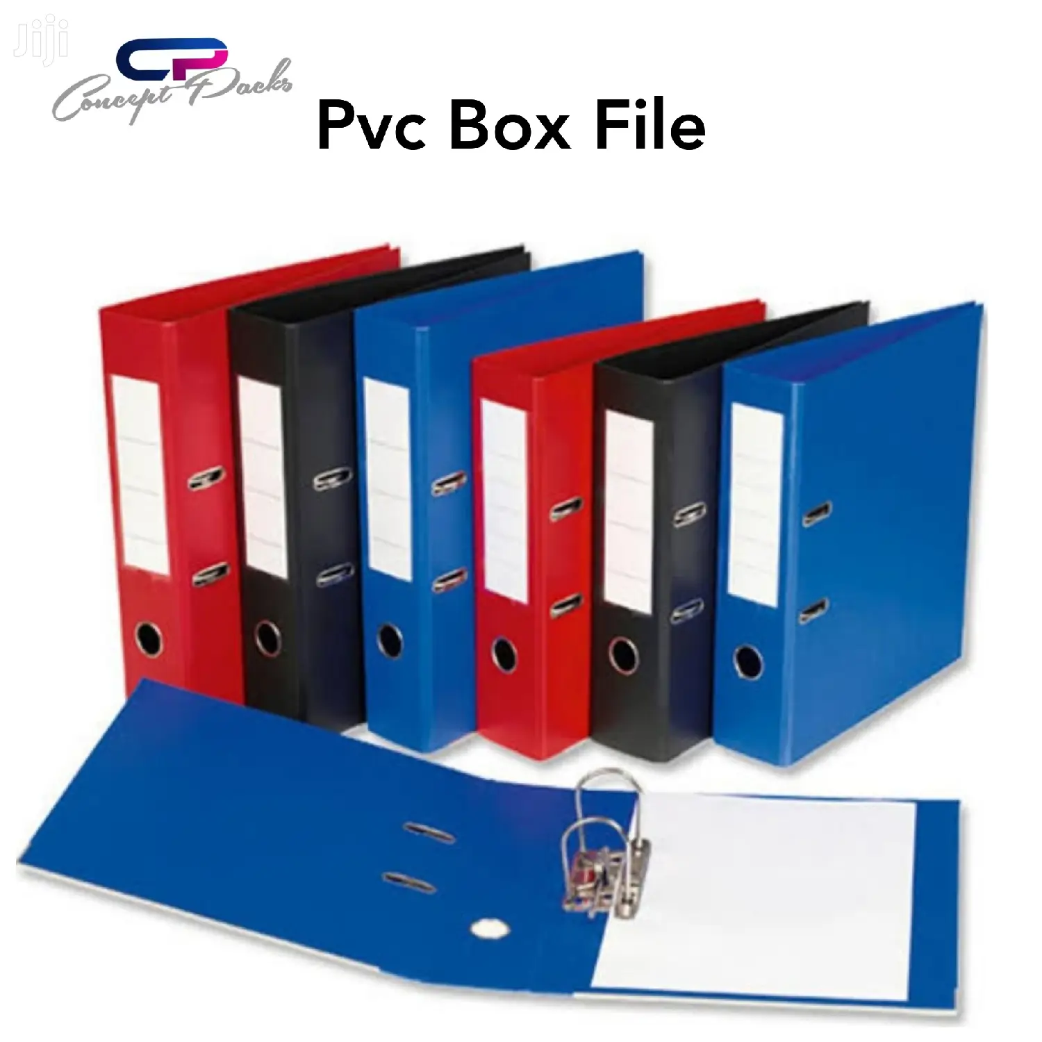 10pcs Quality PVC Box File Double Sided.