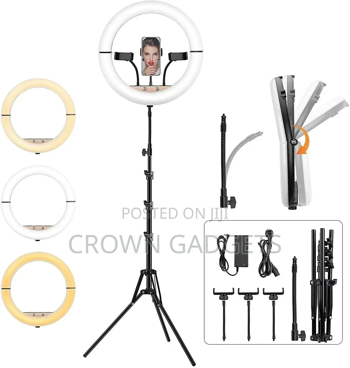 New 36cm Large Self-timer Ring Light Dimmable LED Photograph