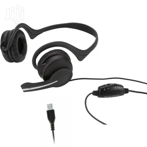 HP Stereo USB Headset Black