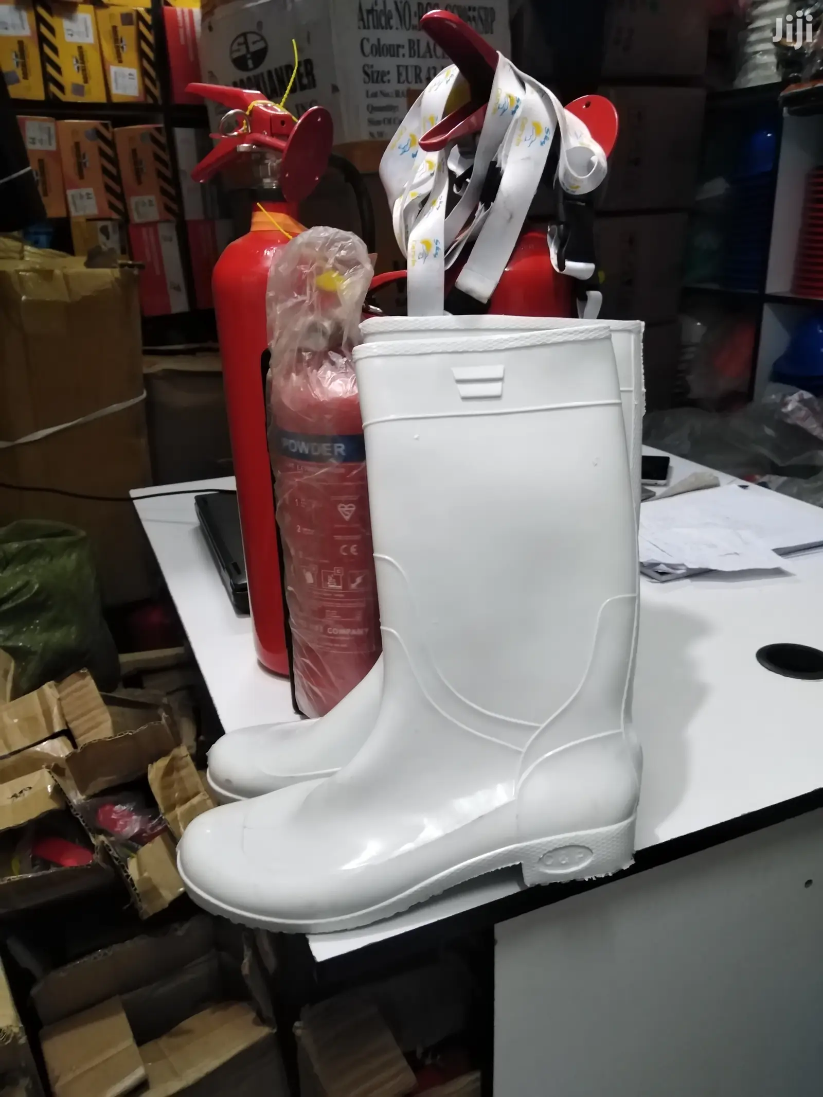 White Gumboots