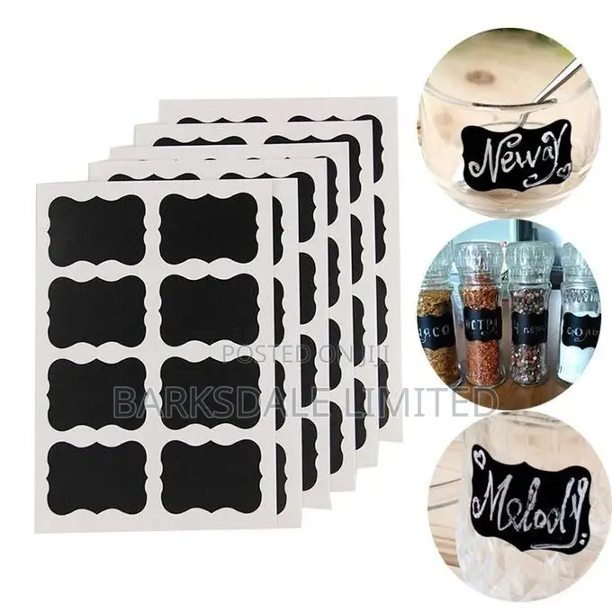 Container Blackboard Sticker Pantry Kitchen Jar Organizer