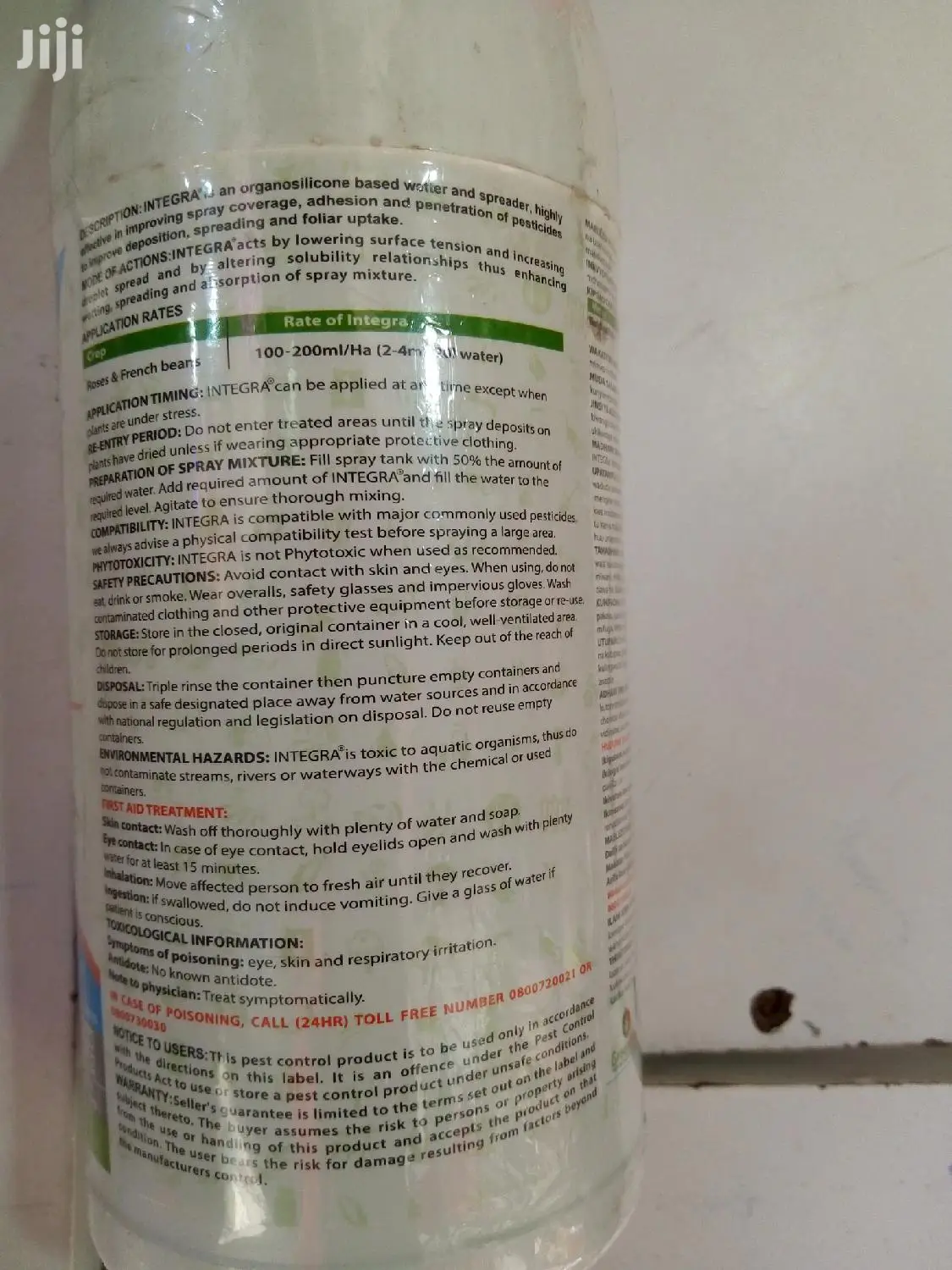 Integra Sticker With Insecticide and Fungicide Action1 Litre