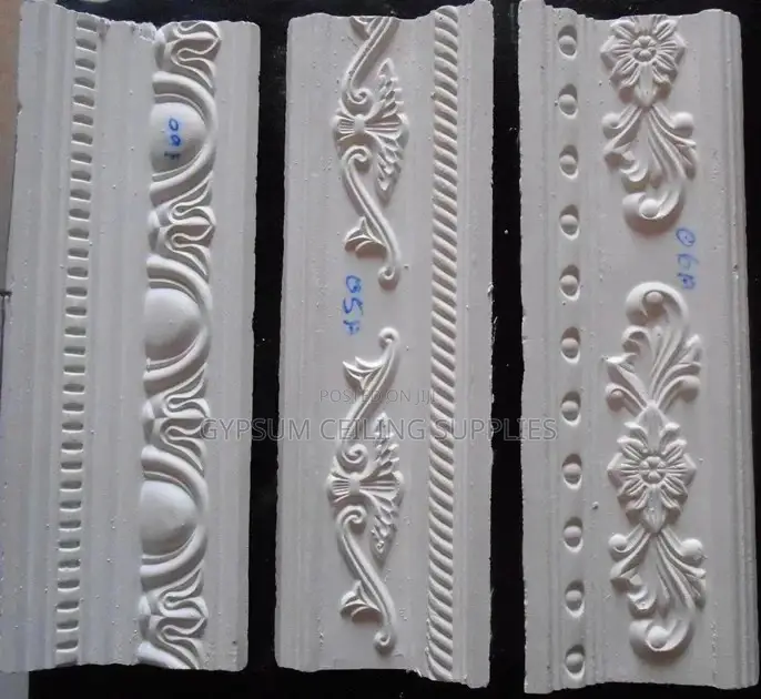 Gypsum Cornice 4 Inch by 8ft Long