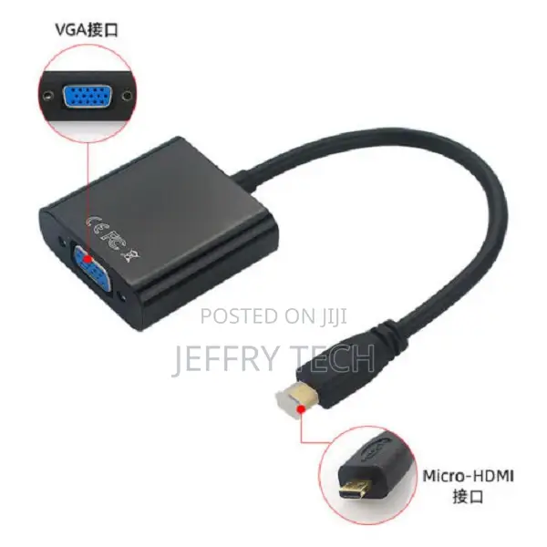 Micro HDMI to VGA Adapter With Audio Cable for Raspberry Pi
