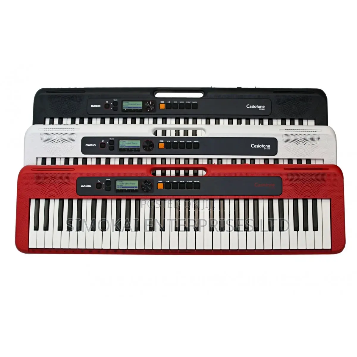 CASIOTONE CT-S200 61-Keys Portable Keyboard