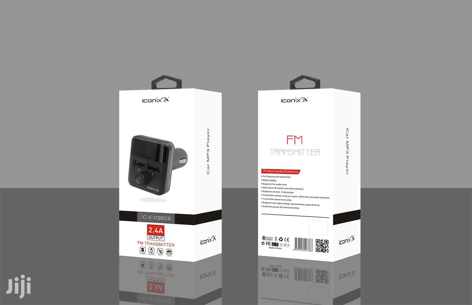 FM TRANSMITTER Iconix IC-CM 2026 Full Frequency -Hands Free