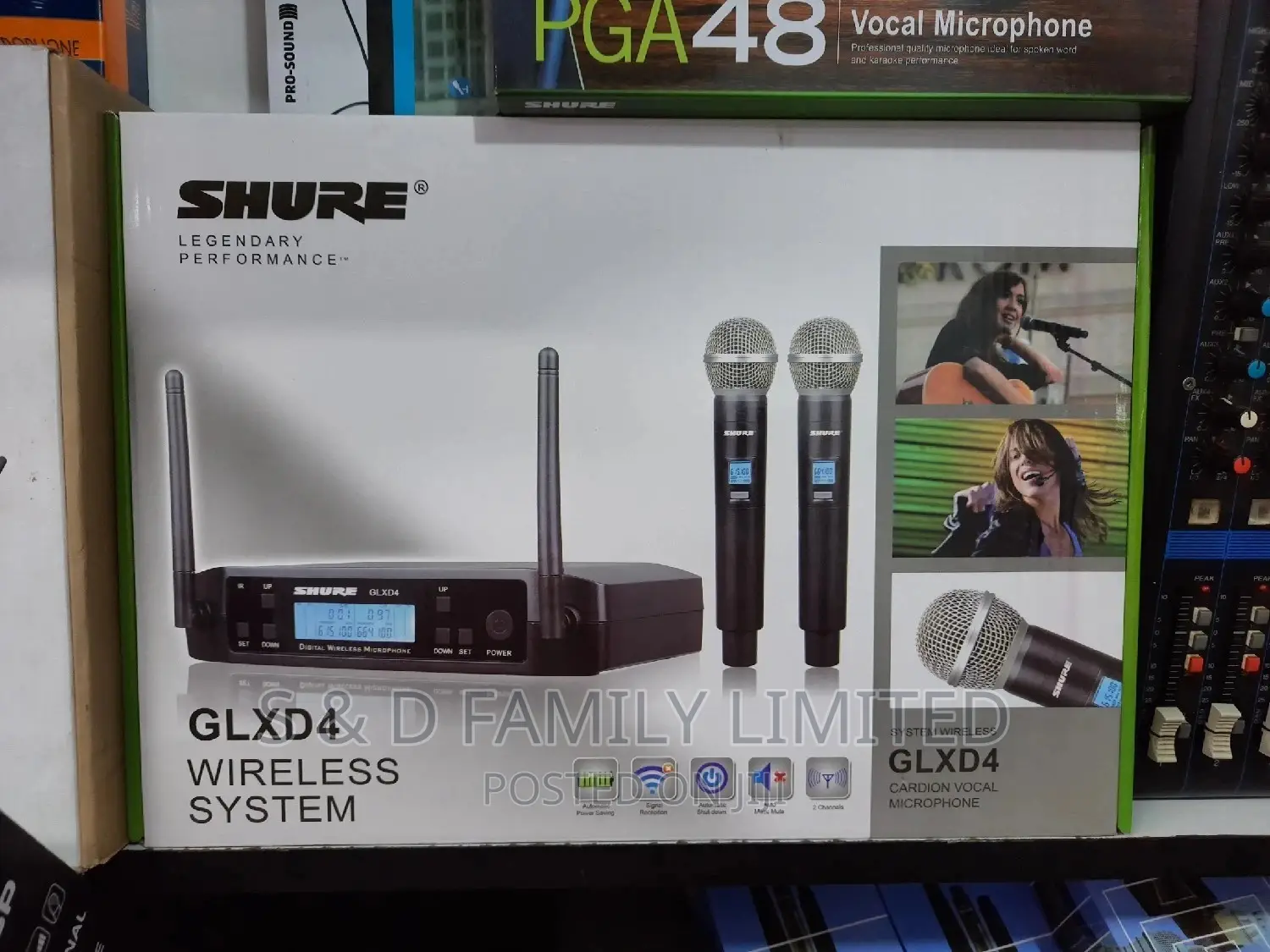 Shure GLXD4 Wireless Microphone