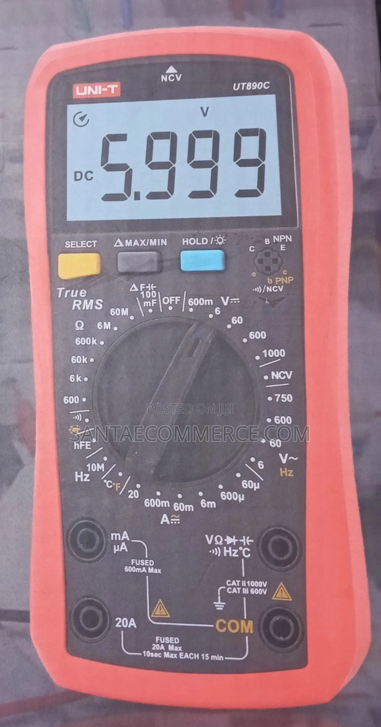 Uni-T True RMS Digital Multimeter With Temperature Tester