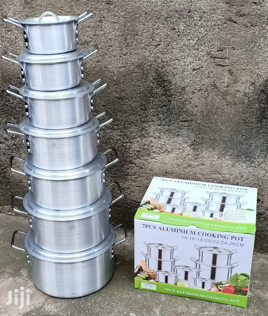 7 Pieces Sufuria With Lids