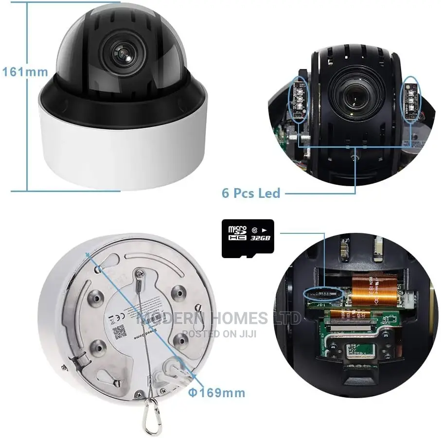 Hikvision 4MP Ultrahd 25x Network IR PTZ Outdoor Dome Camera
