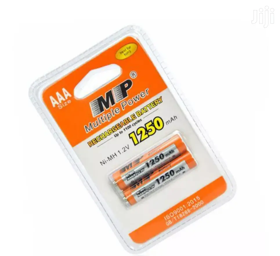 Mprechargeable Multiple Power AAA (2 Batteries)