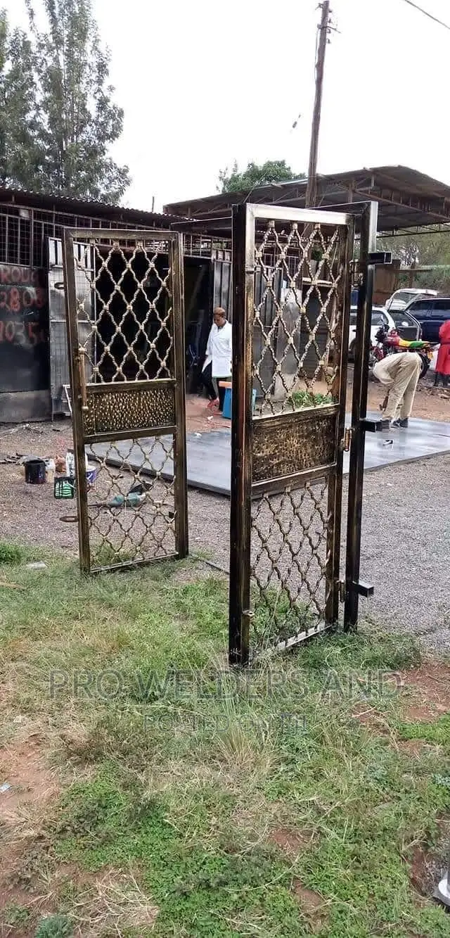 Wrought Iron Grill Door