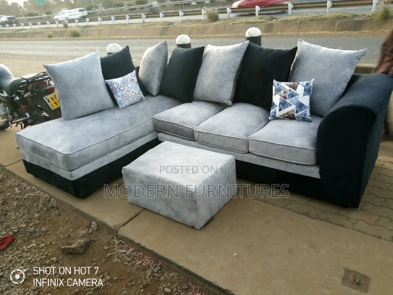 Modern L Seat Sofa
