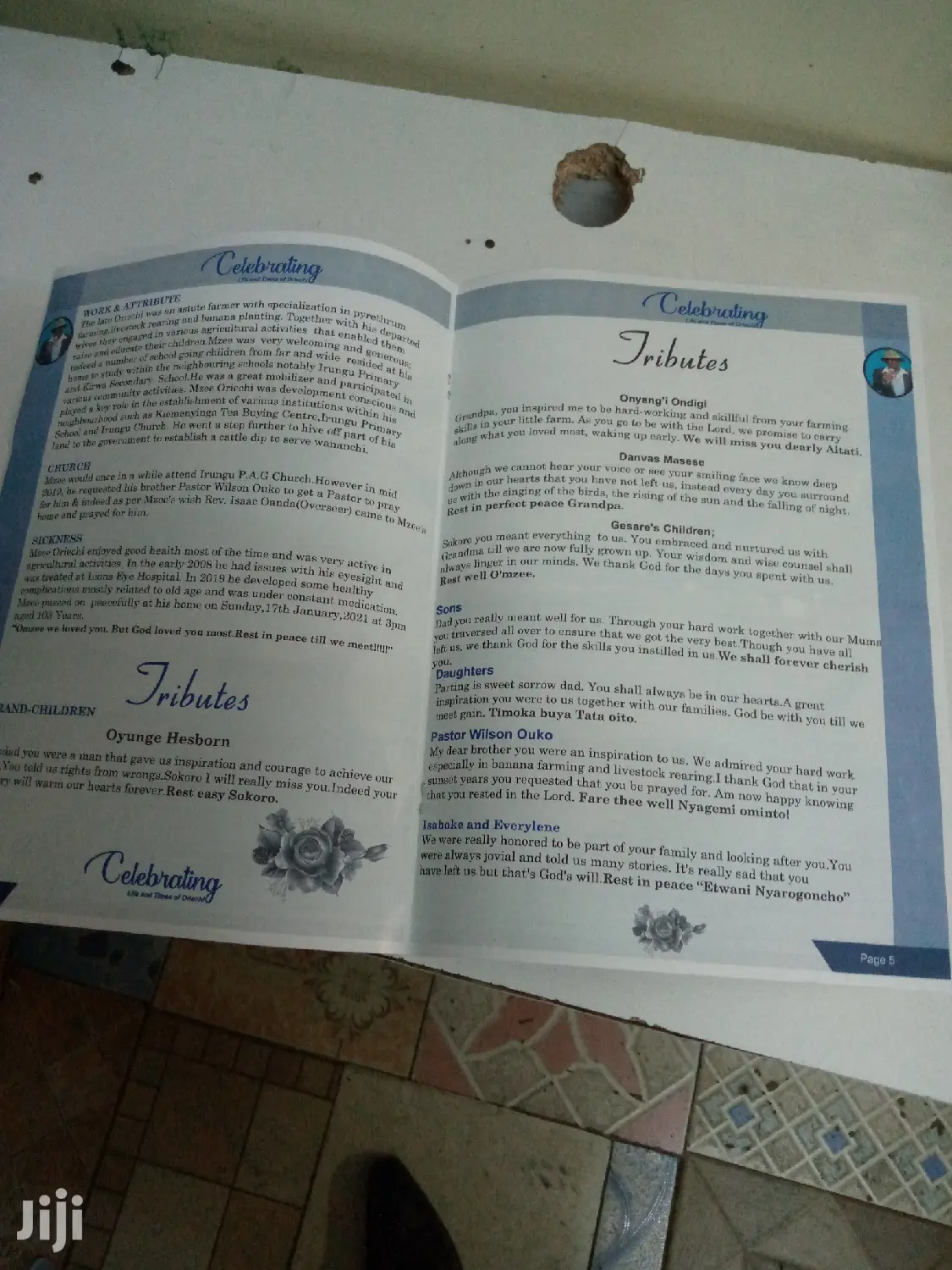 Funeral Program Design Available