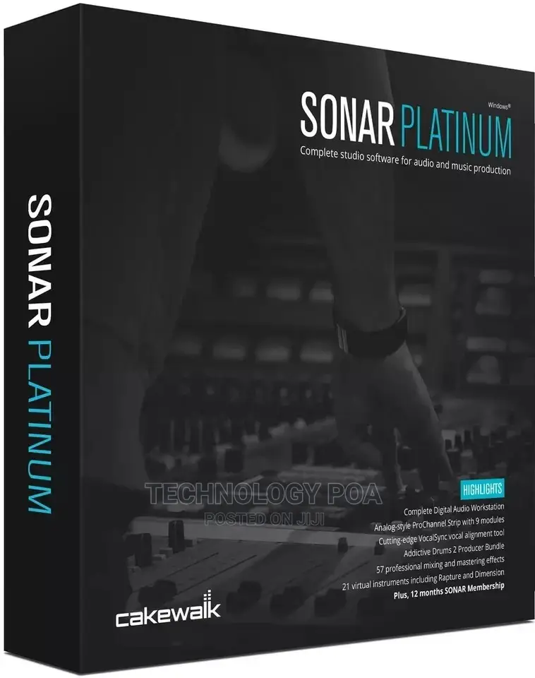 Cakewalk SONAR Platinum + Plugins + Contenu