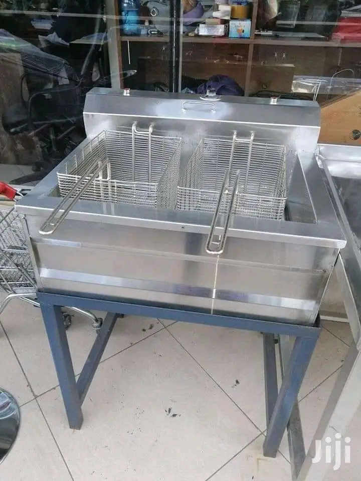 Chip's Fryer/Deep Fryer Pure Stainless With Metallic Stand